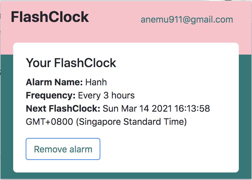 Set up FlashClock